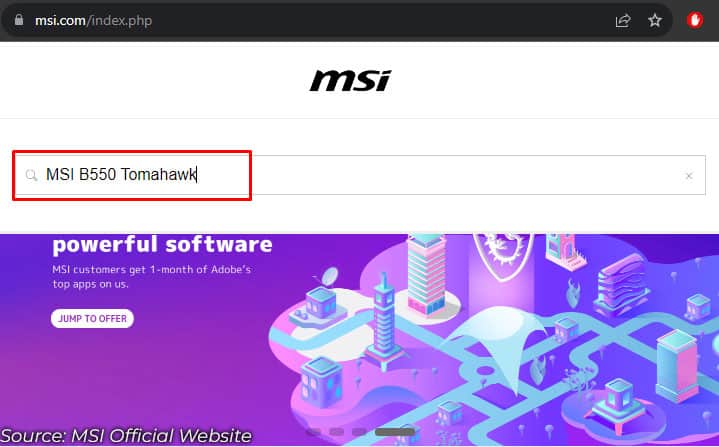 search motherboard drivers