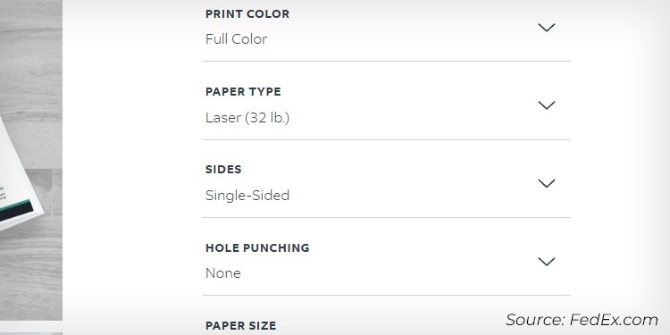 set-printing-preference-in-fedex-and-proceed