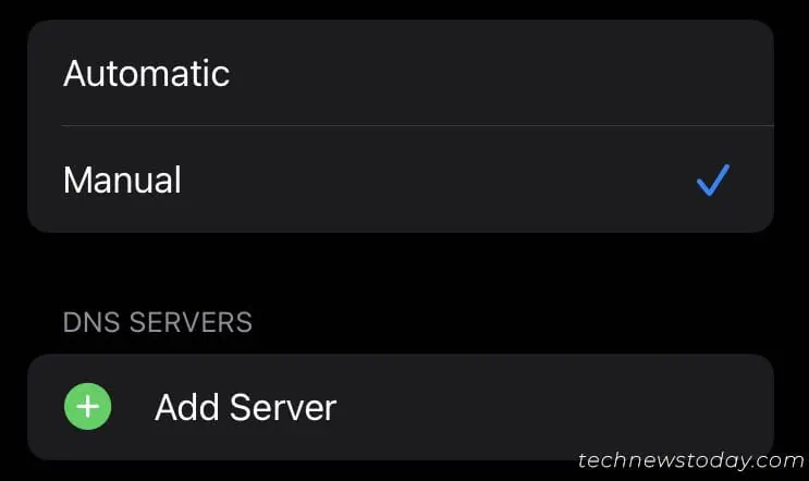 Phone Connected to WiFi but No Internet? Try These 7 Fixes 18 setting-manual-and-add-server