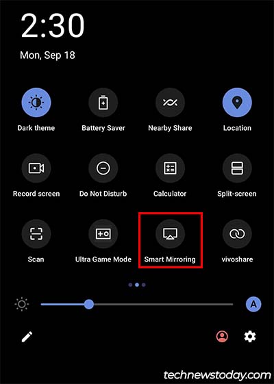 smart mirroring