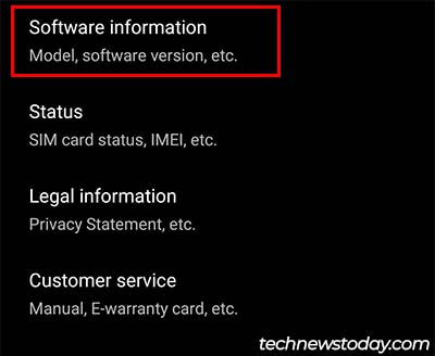 software informartion
