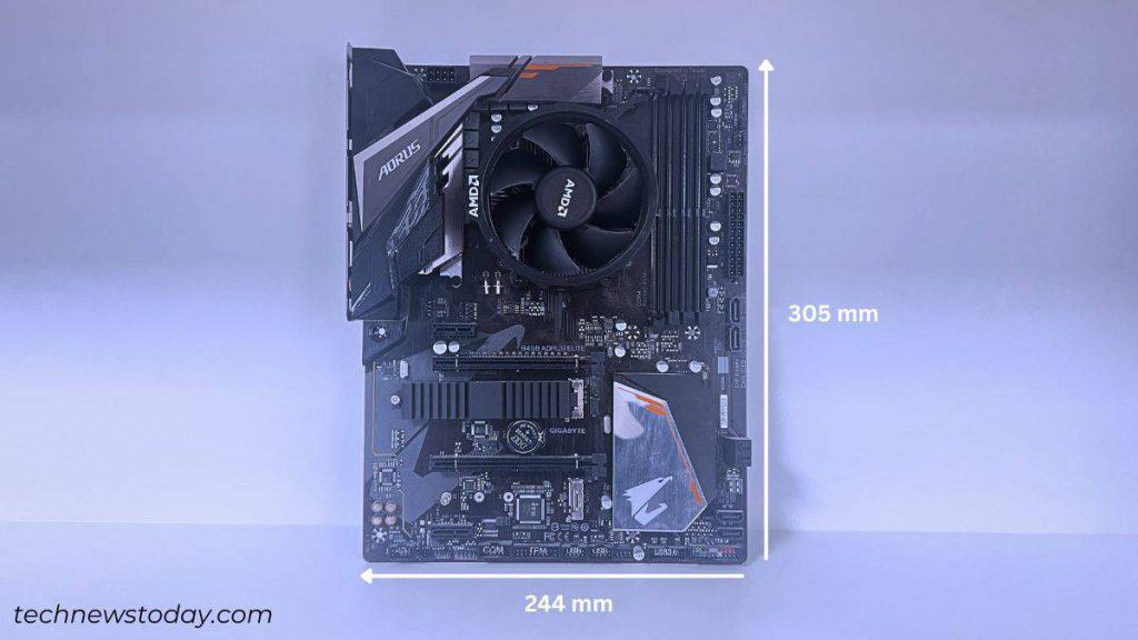 Motherboard Types: ATX, Micro ATX, and Mini ITX Explained 1 standard atx motherboard dimension