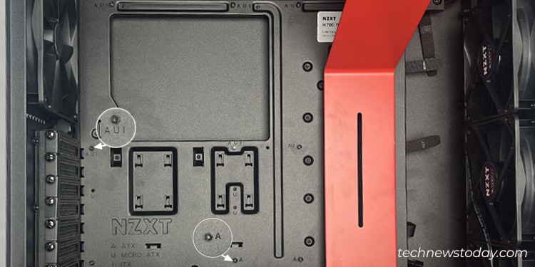 How to Determine If Your Motherboard Fits Your PC Case 7 standoffs-on-pc-case