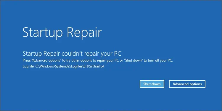 How To Fix “Startup Repair Couldn’t Repair Your PC”