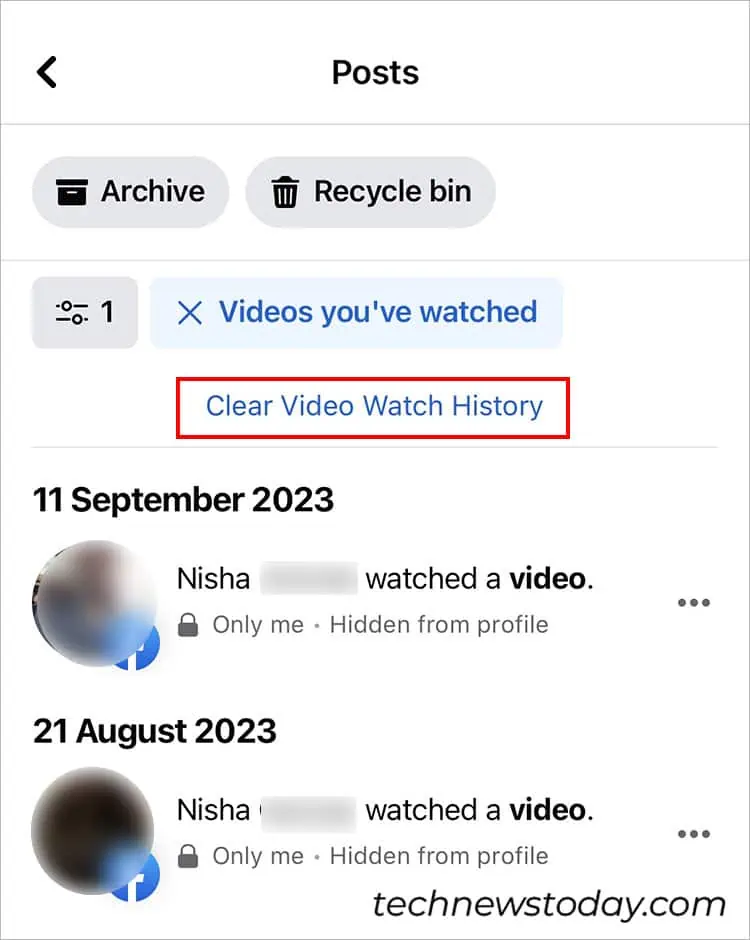 tap-on-Clear-Video-Watch-History