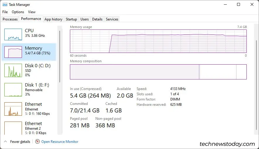How to Overclock Your MSI Motherboard BIOS 10 task-manager-memory-stats
