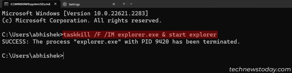 taskkill-f-im-explorer-exe-start-explorer-restart-windows-explorer