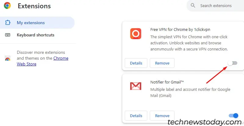 How to Fix Grammarly Not Working in Gmail 13 turn-off-VPN