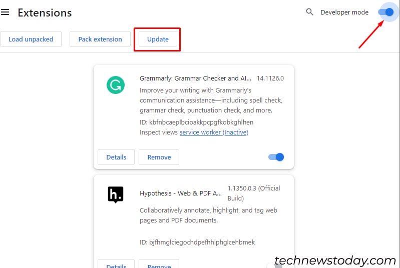 turn-on-developer-mode-and-select-update