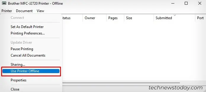 uncheck-use-printer-offline-1