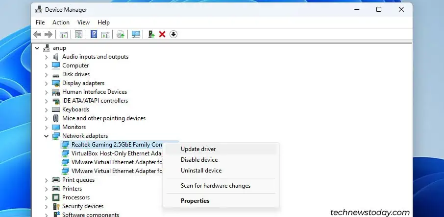update-driver-device-manager