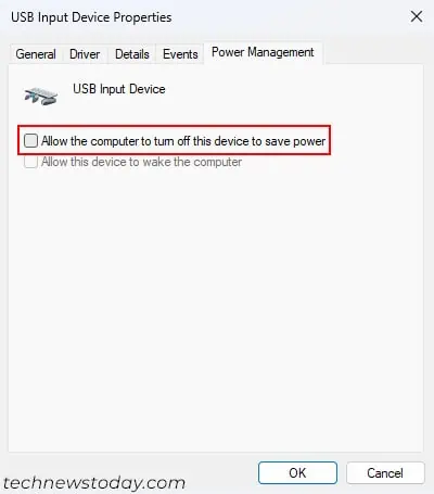 Keyboard Randomly Stops Working - Here’s How to Fix It 9 usb-input-device-properties-power-management-allow-the-computer-to-turn-off-this-device-to-save-power-disable