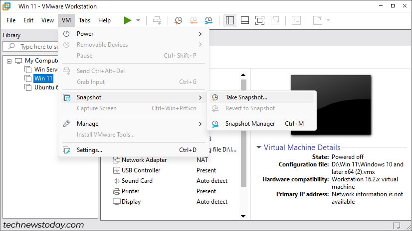 VirtualBox Vs VMware: Which Is Best For You? 3 vmware workstation snapshot feature