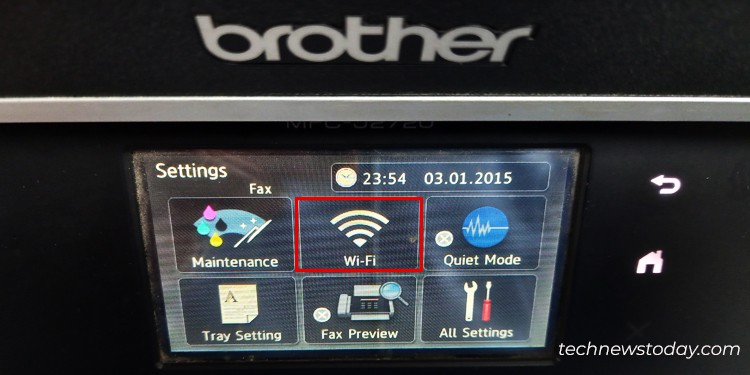 How to Fix a Printer That's Not Printing 3 wifi-icon-on-brother-printer