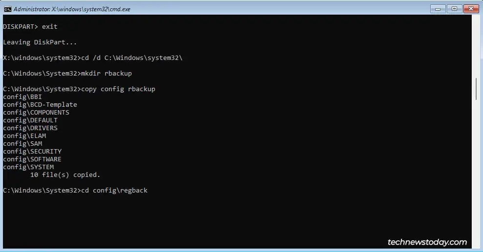 How To Fix "Startup Repair Couldn’t Repair Your PC" 10 windows-registry-backup