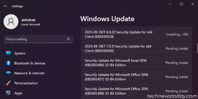 windows-update-installation