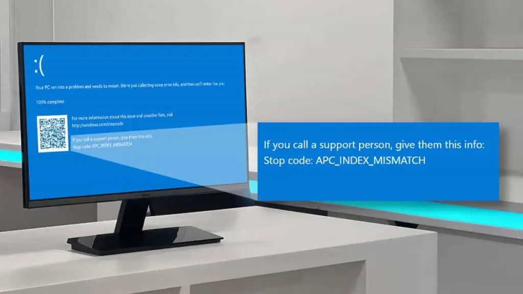 How to Fix APC INDEX MISMATCH BSOD Error