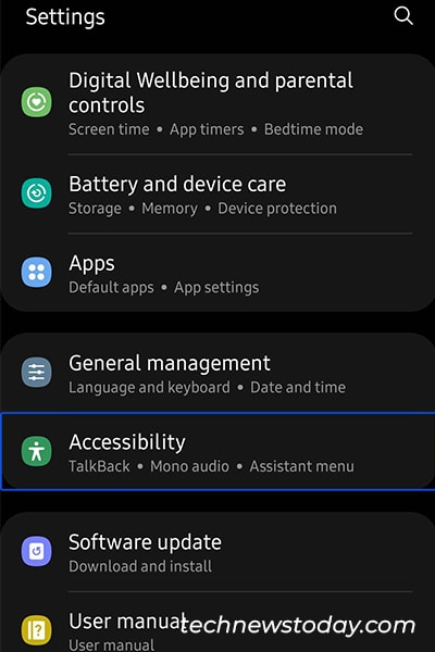 Accessibility Android