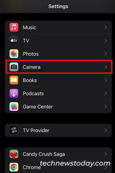 Camera-App-Settings
