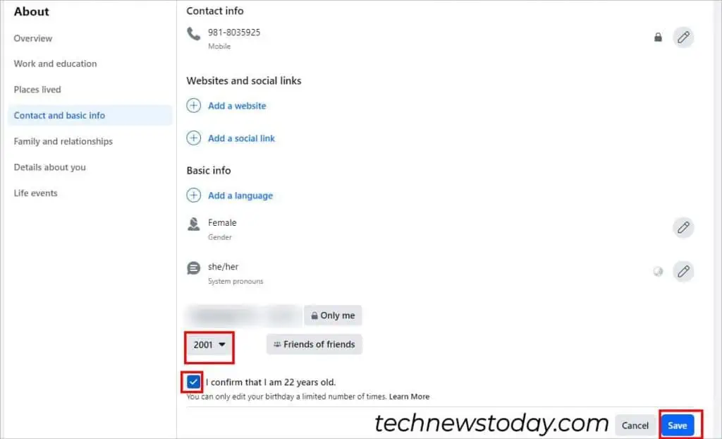 Fix Facebook Marketplace Not Working: 9 Ways 12 Change-Account-Age-on-Facebook-1024x622