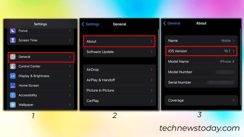 SharePlay Is Not Working? 9 Ways to Fix it 1 Check iOS version