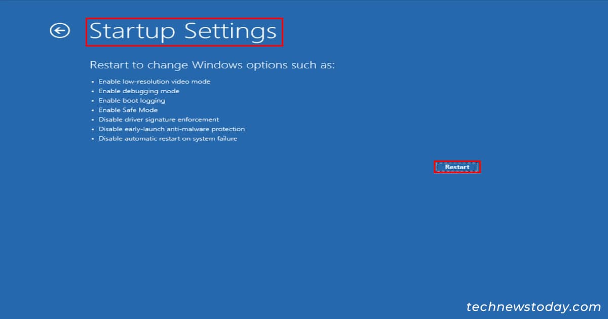 Click-Start-on-the-Startup-Settings-page