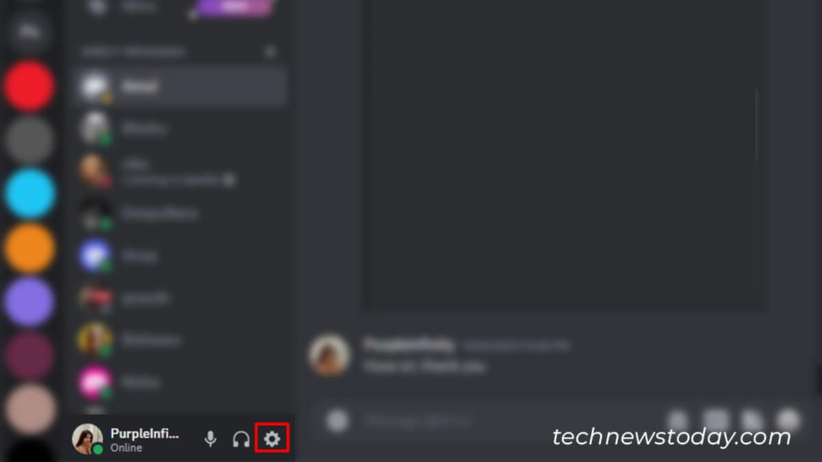 Discord User Settings