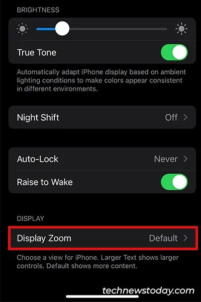 Display-Zoom-iPhone-Settings