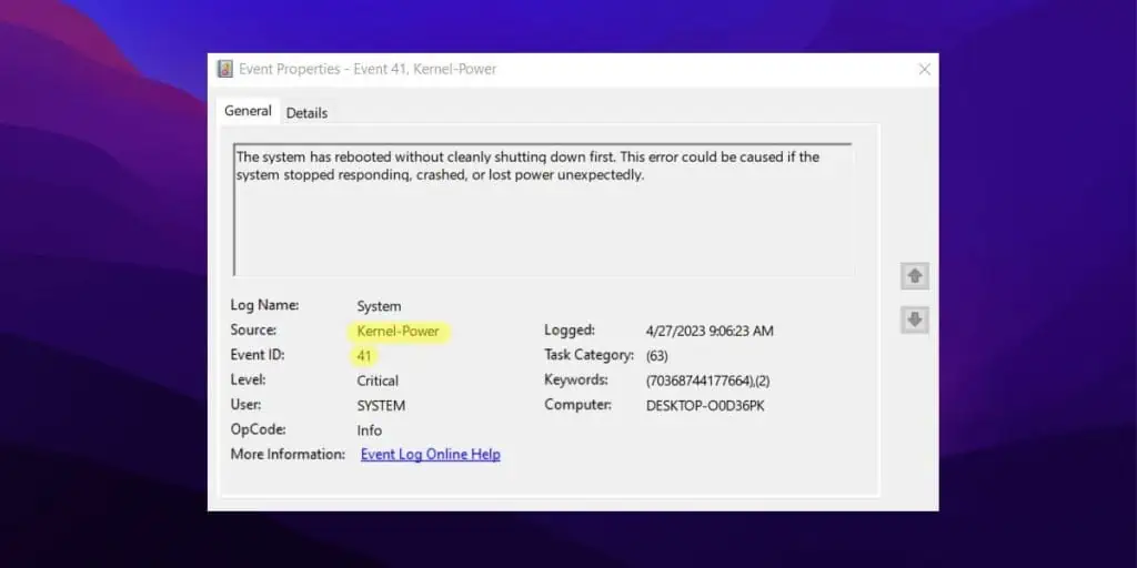 Fix Kernel Power 41 Error in Windows: 10 Ways