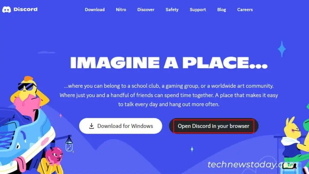Can't Hear People on Discord? Try these 9 Fixes! 13 Open-Discord-in-browser-1024x576