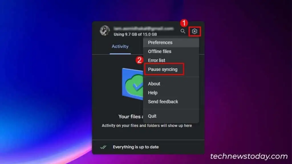 Drive for Desktop Not Working? 9 Ways to Fix it 10 Pause-Syncing-Drive-for-Desktop-1024x576