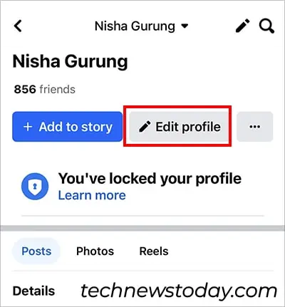 Fix Facebook Marketplace Not Working: 9 Ways 13 Tap-on-Edit-Profile