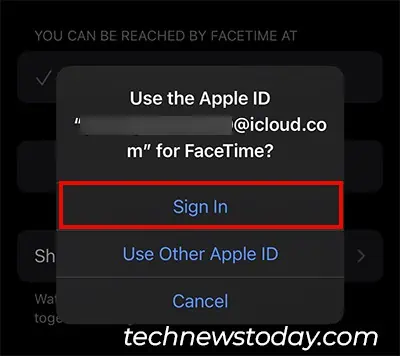 SharePlay Is Not Working? 9 Ways to Fix it 13 Tap-on-Sign-In
