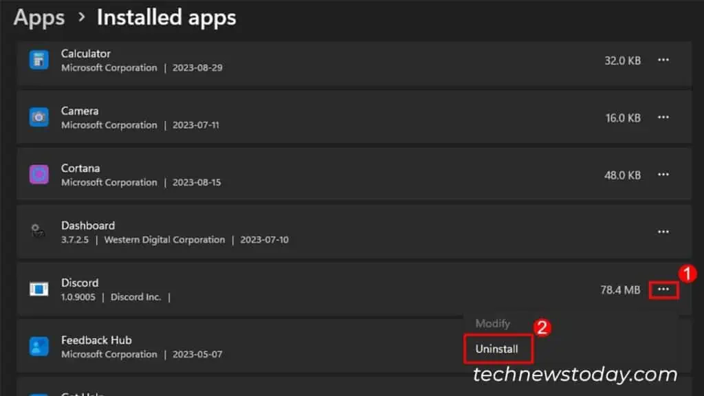 Can't Hear People on Discord? Try these 9 Fixes! 16 Uninstall-Discord-Windows-1024x576