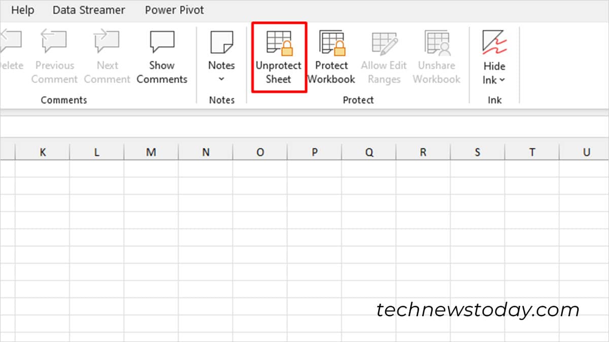 Unprotect sheet tool