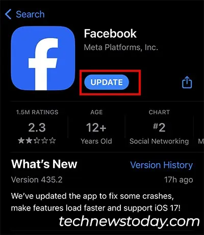 Fix Facebook Marketplace Not Working: 9 Ways 22 Update-Facebook