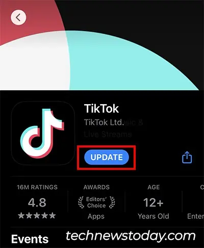 Update-TikTok