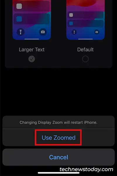 Use-Zoomed-Display-iPhone