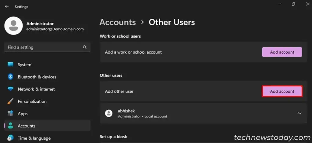 How to Fix Trusted Platform Module Has Malfunctioned 11 accounts-other-users-add-account-1024x472