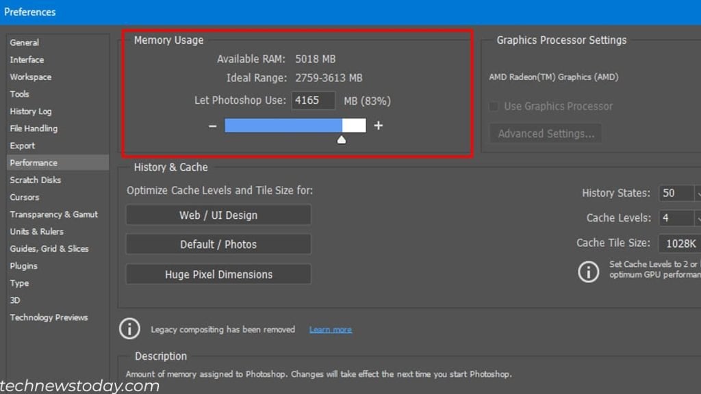 How to Allocate More RAM to an Application? 1 allocate ram in photoshop