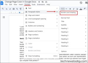 How To Change Page Color In Google Docs