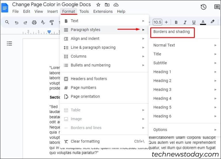 How To Change Page Color In Google Docs