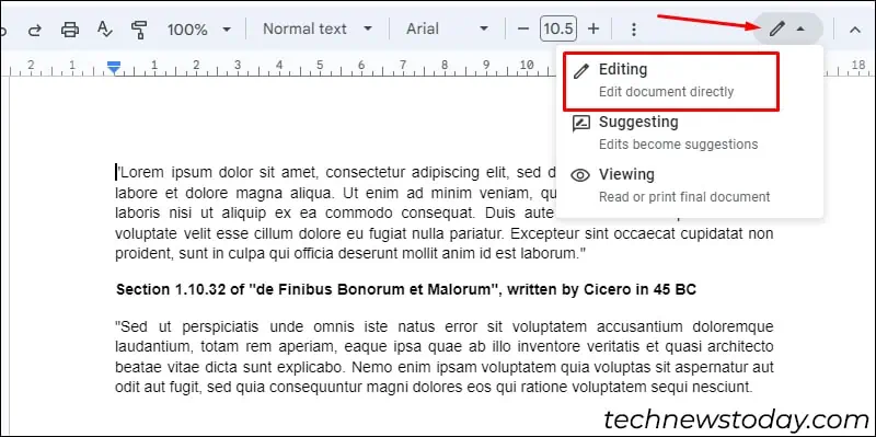 change-the-docs-to-editing-mode