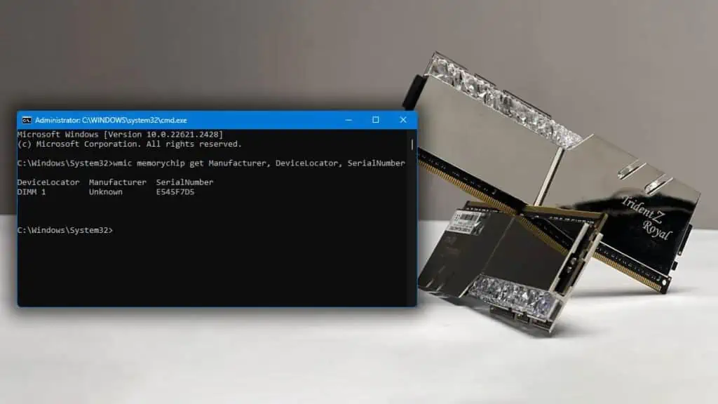 How to Check RAM Serial Number