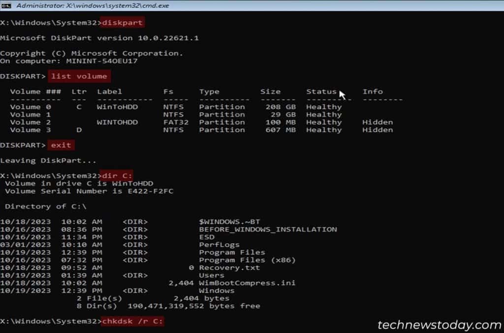 How to Fix Scanning and Repairing Drive on Every Boot? 4 chkdsk-advanced-startup