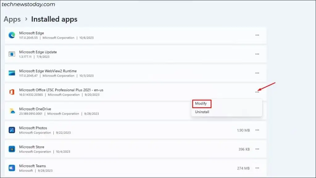 Word Not Responding? Here’s How To Fix It 10 chooose-modify-1024x576