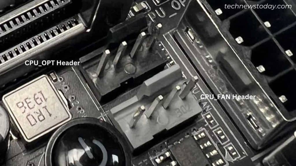 cpu fan and opt headers