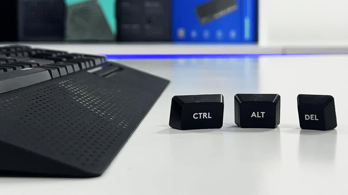 dell computer control alt delete not working