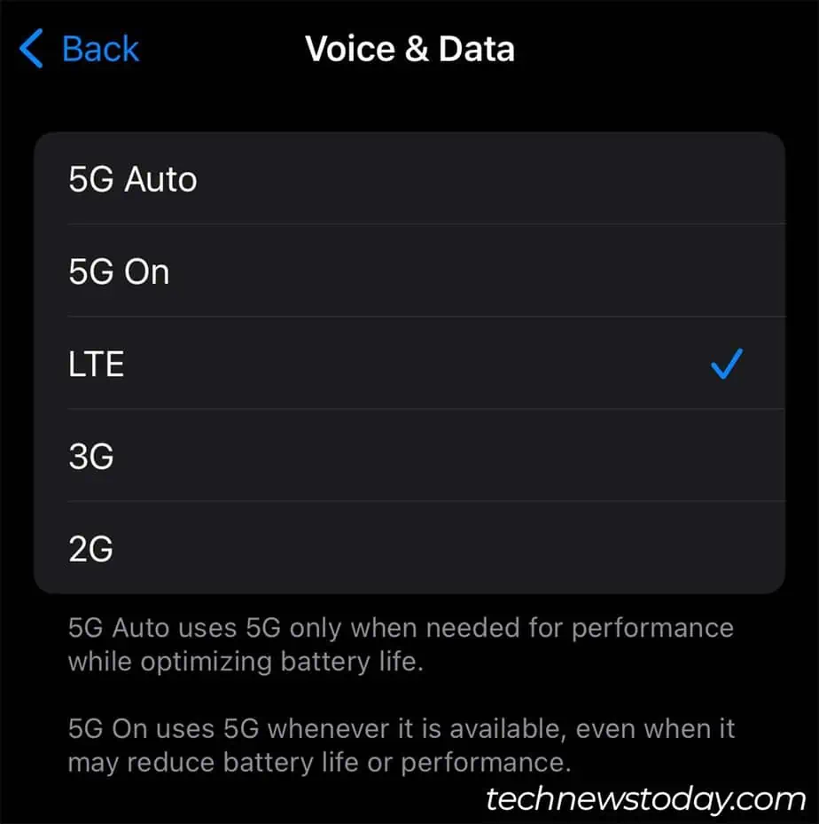 different-mobile-network-standard-iphone