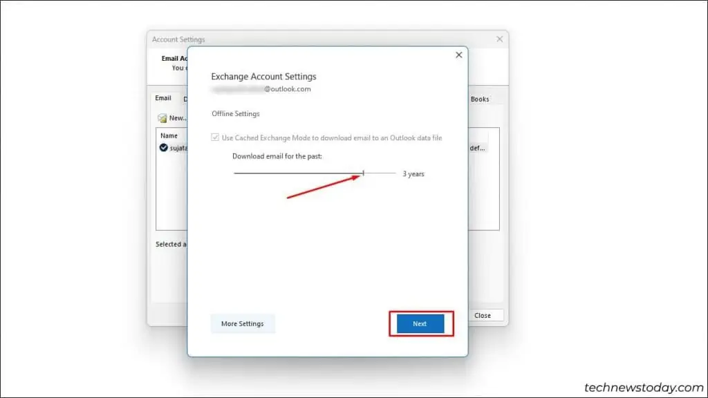 How to Recover Deleted Folder in Outlook 13 drag-the-slider-and-click-Next-1024x576